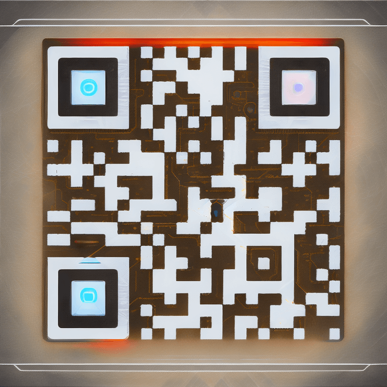 مثال کد QR هوش مصنوعی شماره #4